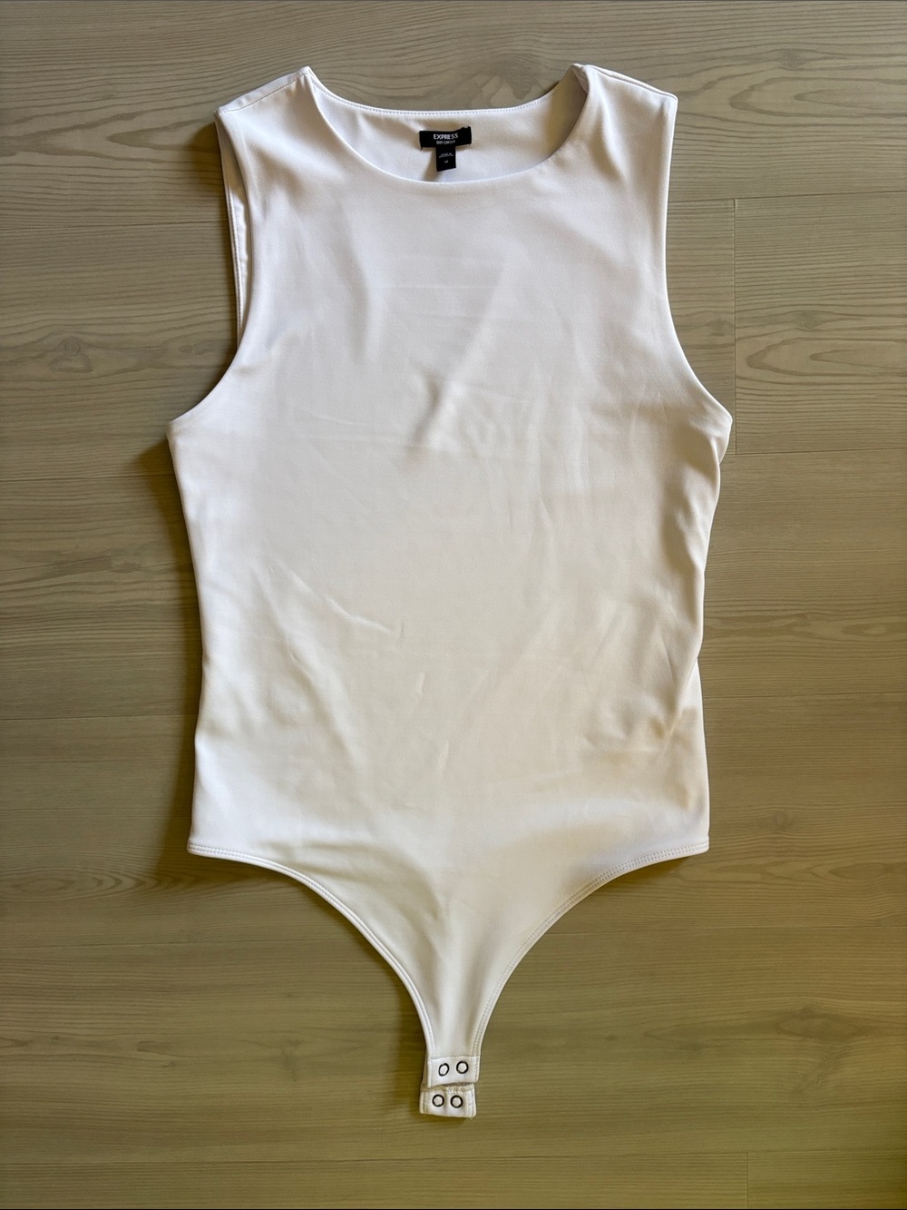 Express Kids White Sleeveless Bodysuit
